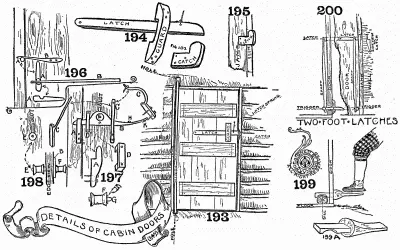 Foot and thumb door-latches.